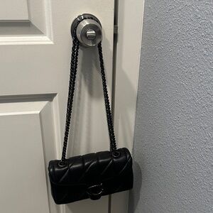 Coach Tabby 20 Black Quilted Crossbody Bag